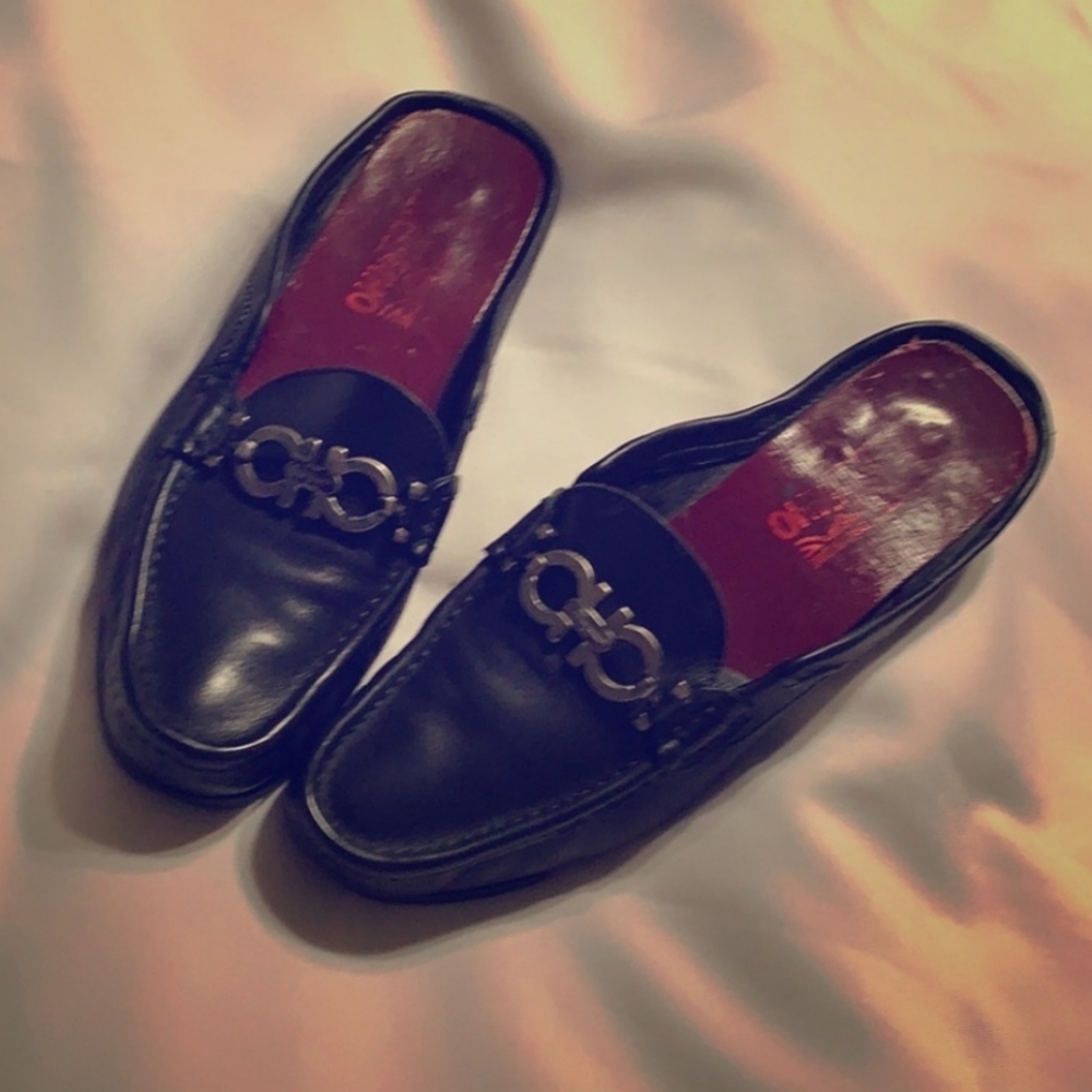 Ferragamo slide shoes